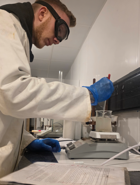 Laboratory Technician working in the lab.